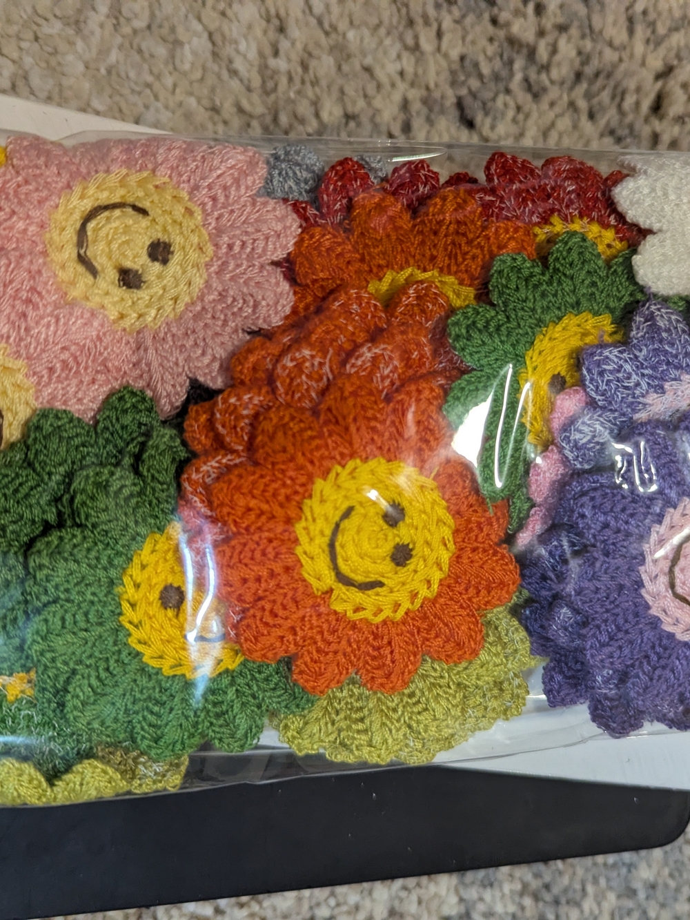 Crochet Flower 50 Ct